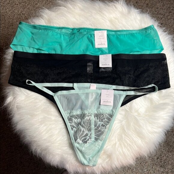 NWT Auden 3 pair panty bundle- Bikini/cheeky/thong - Picture 1 of 14